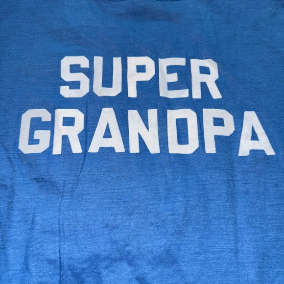 Vintage 70’s Superman Logo Iron On Transfer: Adult XL Blue T-Shirt - Picture 6 of 6